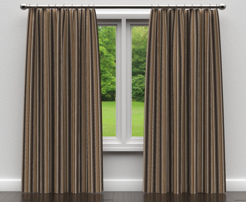 Charlotte - D131 - Onyx Stripe - Fabric by the Yard - D131 - D131_Drapery