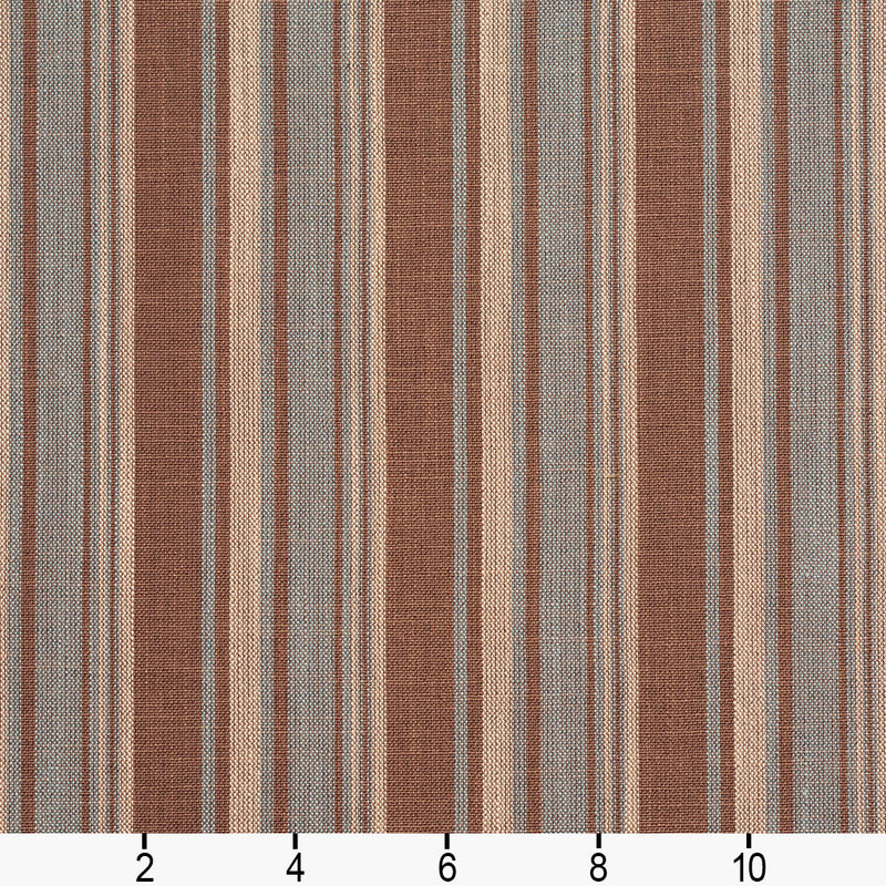 Charlotte - D132 - Cornflower Stripe - Fabric by the Yard - D132 - D132_Ruler
