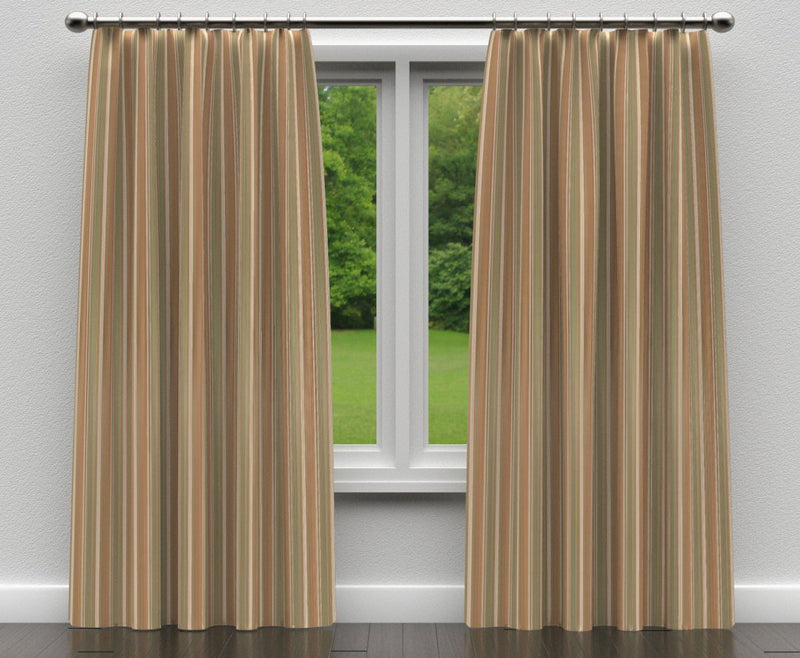 Charlotte - D133 - Juniper Stripe - Fabric by the Yard - D133 - D133_Drapery