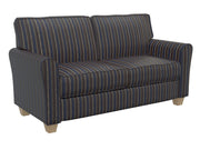 Charlotte - D134 - Indigo Stripe - Fabric by the Yard - D134 - D134_Furniture
