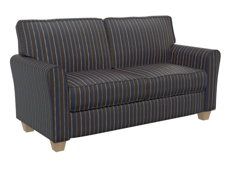 Charlotte - D134 - Indigo Stripe - Fabric by the Yard - D134 - D134_Furniture