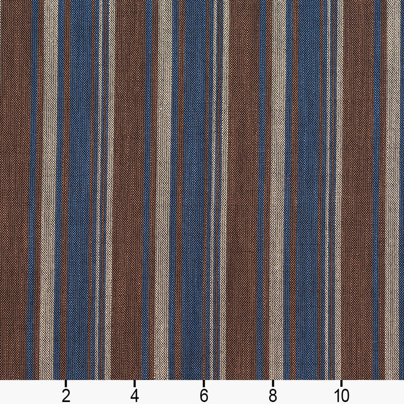 Charlotte - D134 - Indigo Stripe - Fabric by the Yard - D134 - D134_Ruler