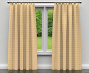 Charlotte - D135 - Wheat Windowpane - Fabric by the Yard - D135 - D135_Drapery