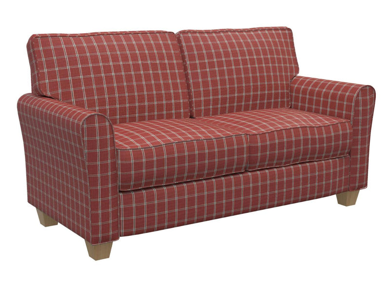 Charlotte - D136 - Brick Windowpane - Fabric by the Yard - D136 - D136_Furniture