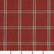 Charlotte - D136 - Brick Windowpane - Fabric by the Yard - D136 - D136_Ruler