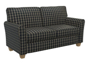Charlotte - D138 - Onyx Windowpane - Fabric by the Yard - D138 - D138_Furniture