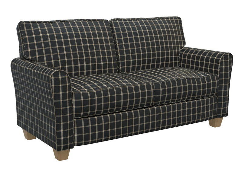 Charlotte - D138 - Onyx Windowpane - Fabric by the Yard - D138 - D138_Furniture