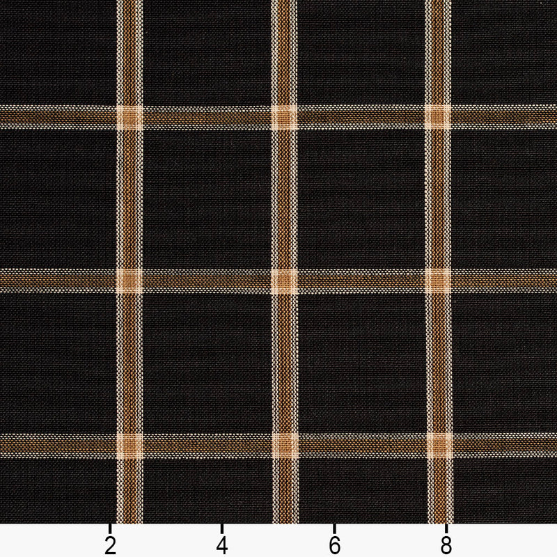 Charlotte - D138 - Onyx Windowpane - Fabric by the Yard - D138 - D138_Ruler