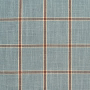 Charlotte - D139 - Cornflower Windowpane - Fabric by the Yard Cornflower Windowpane