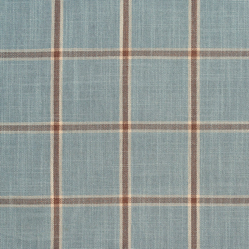 Charlotte - D139 - Cornflower Windowpane - Fabric by the Yard Cornflower Windowpane