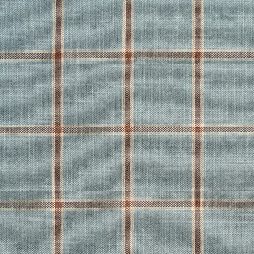 Charlotte - D139 - Cornflower Windowpane - Fabric by the Yard Cornflower Windowpane