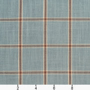 Charlotte - D139 - Cornflower Windowpane - Fabric by the Yard - D139 - D139_Ruler