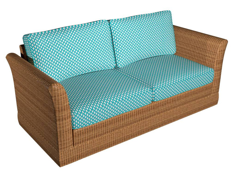 Charlotte - D1426 - Aqua Inca - Fabric by the Yard - D1426 - D1426_Furniture