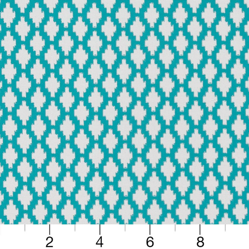 Charlotte - D1426 - Aqua Inca - Fabric by the Yard - D1426 - D1426_Ruler