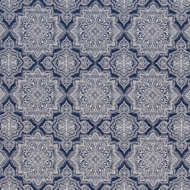 Charlotte - D1433 - Indigo Mandala - Fabric by the Yard Indigo Mandala