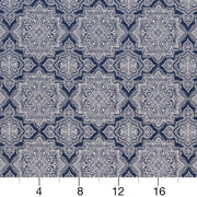 Charlotte - D1433 - Indigo Mandala - Fabric by the Yard - D1433 - D1433_Ruler