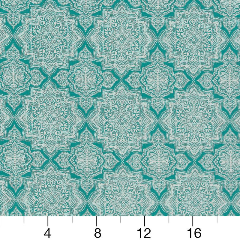 Charlotte - D1434 - Lagoon Mandala - Fabric by the Yard - D1434 - D1434_Ruler