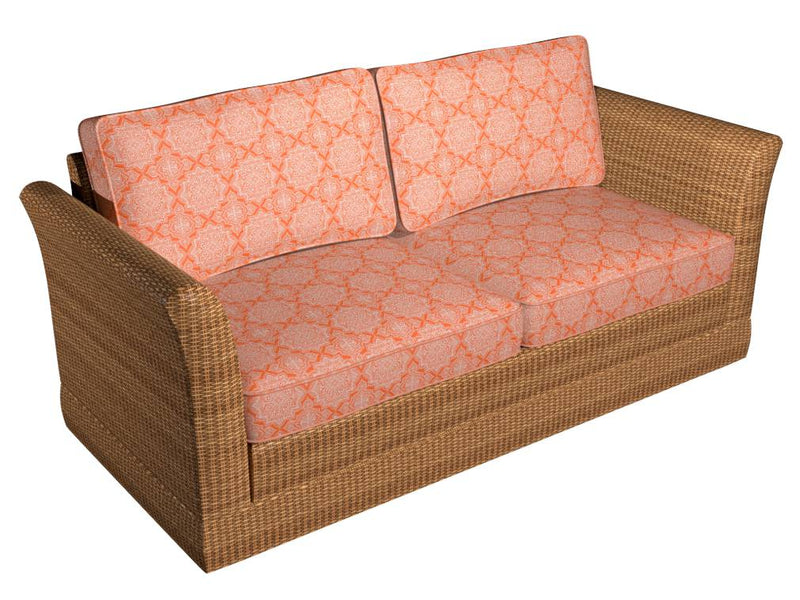 Charlotte - D1435 - Tangerine Mandala - Fabric by the Yard - D1435 - D1435_Furniture