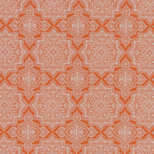 Charlotte - D1435 - Tangerine Mandala - Fabric by the Yard Tangerine Mandala