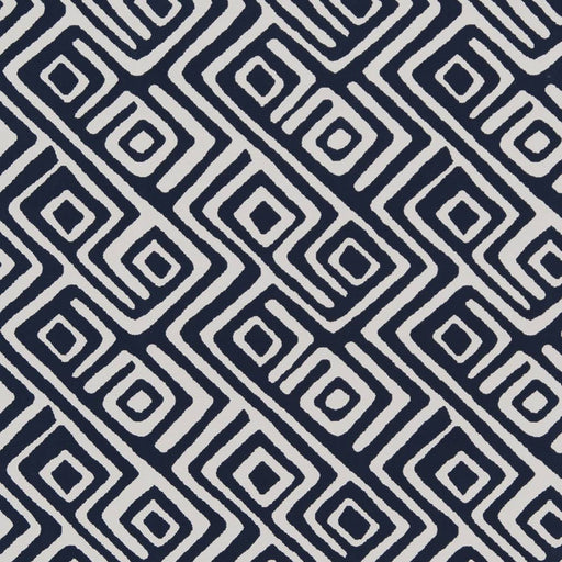 Charlotte - D1442 - Nautical Labyrinth - Fabric by the Yard Nautical Labyrinth