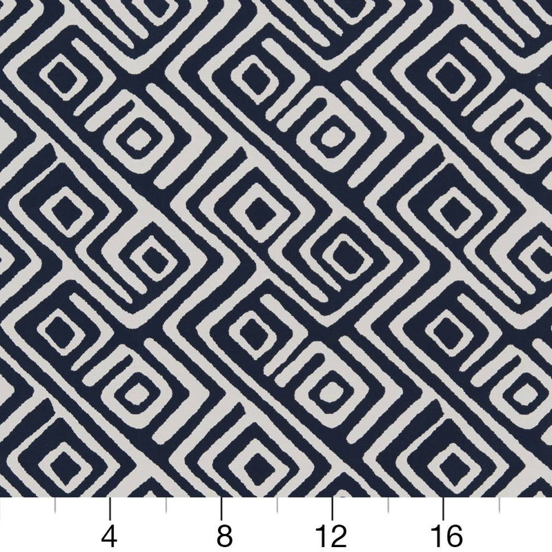 Charlotte - D1442 - Nautical Labyrinth - Fabric by the Yard - D1442 - D1442_Ruler