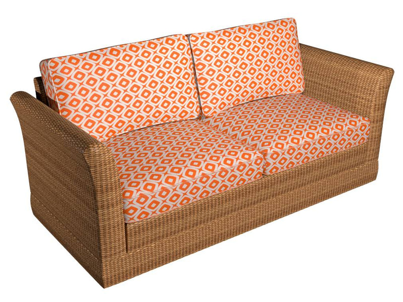 Charlotte - D1457 - Tangerine Mayan - Fabric by the Yard - D1457 - D1457_Furniture