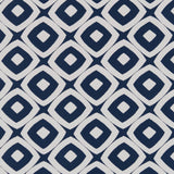 Charlotte - D1458 - Indigo Mayan - Fabric by the Yard