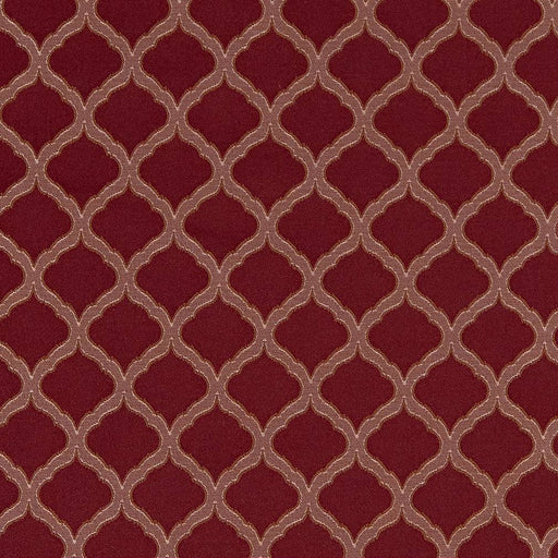 Charlotte - D1531 - Merlot Ogee - Fabric by the Yard Merlot Ogee