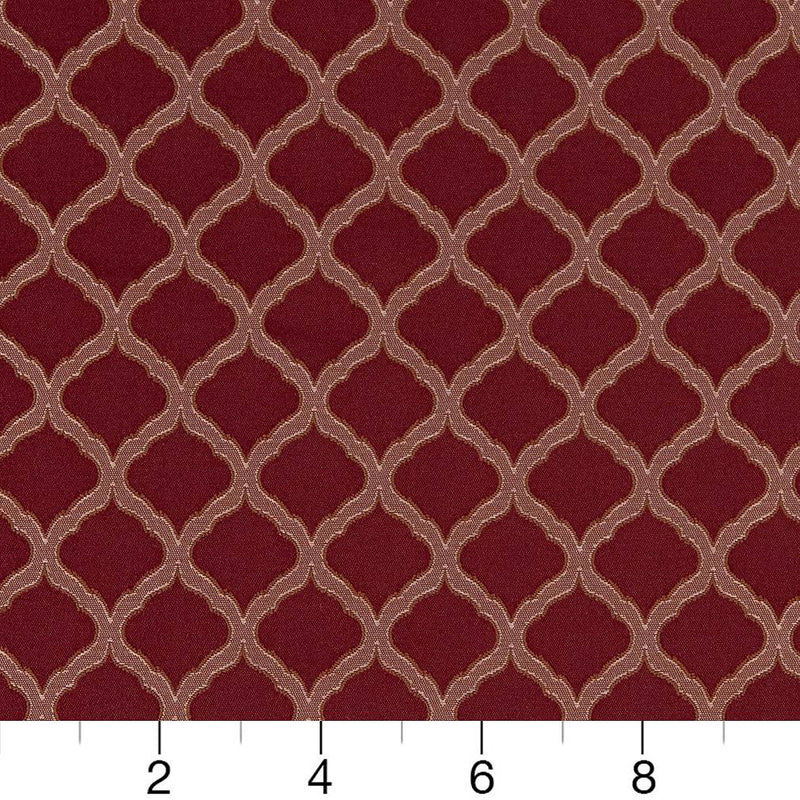 Charlotte - D1531 - Merlot Ogee - Fabric by the Yard - D1531 - D1531_Ruler