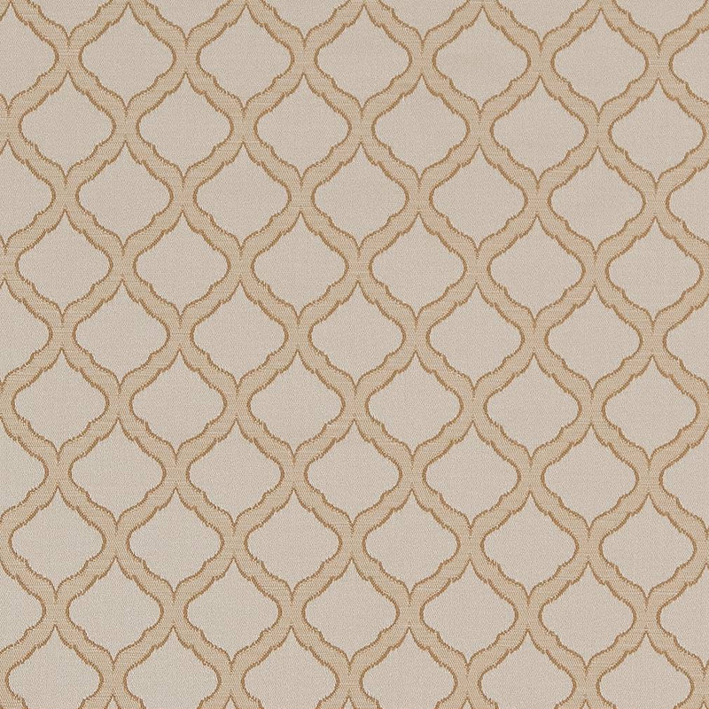 Charlotte - D1535 - Parchment Ogee - Fabric by the Yard Parchment Ogee