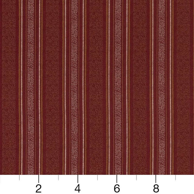 Charlotte - D1539 - Merlot Stripe - Fabric by the Yard - D1539 - D1539_Ruler