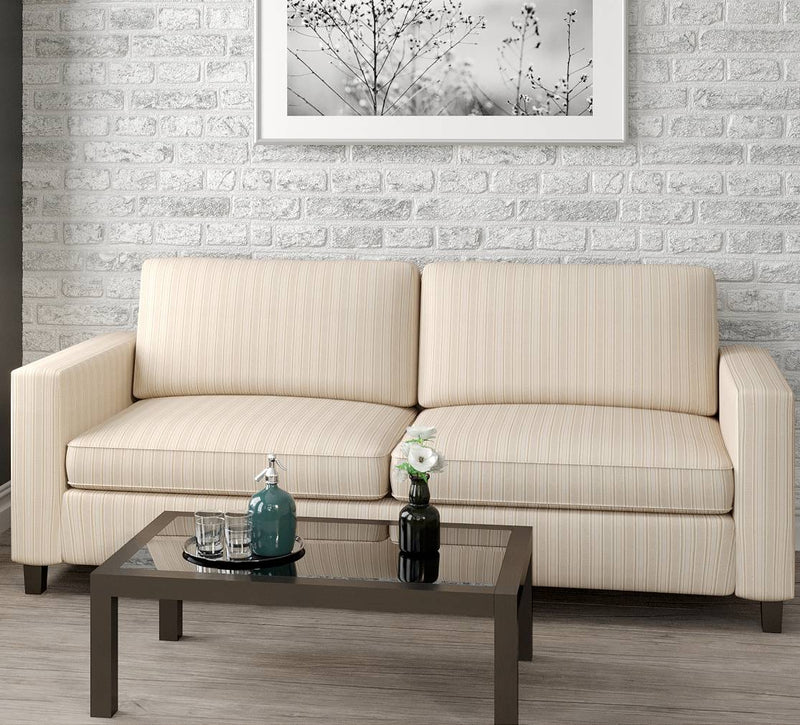 Charlotte - D1543 - Parchment Stripe - Fabric by the Yard - D1543 - D1543_Furniture