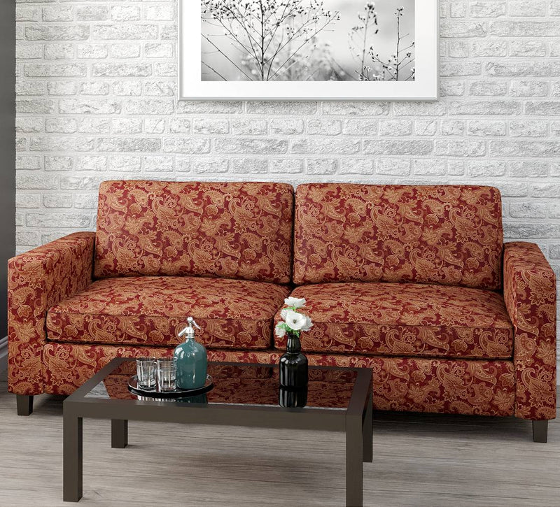 Charlotte - D1555 - Merlot Paisley - Fabric by the Yard - D1555 - D1555_Furniture