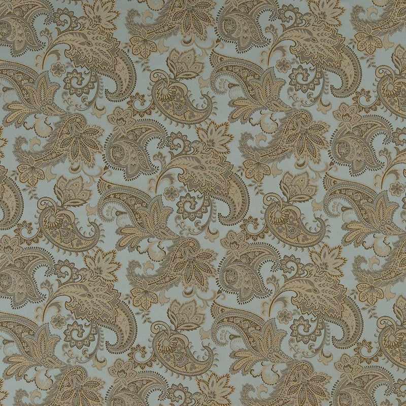 Charlotte - D1557 - Seaglass Paisley - Fabric by the Yard Seaglass Paisley