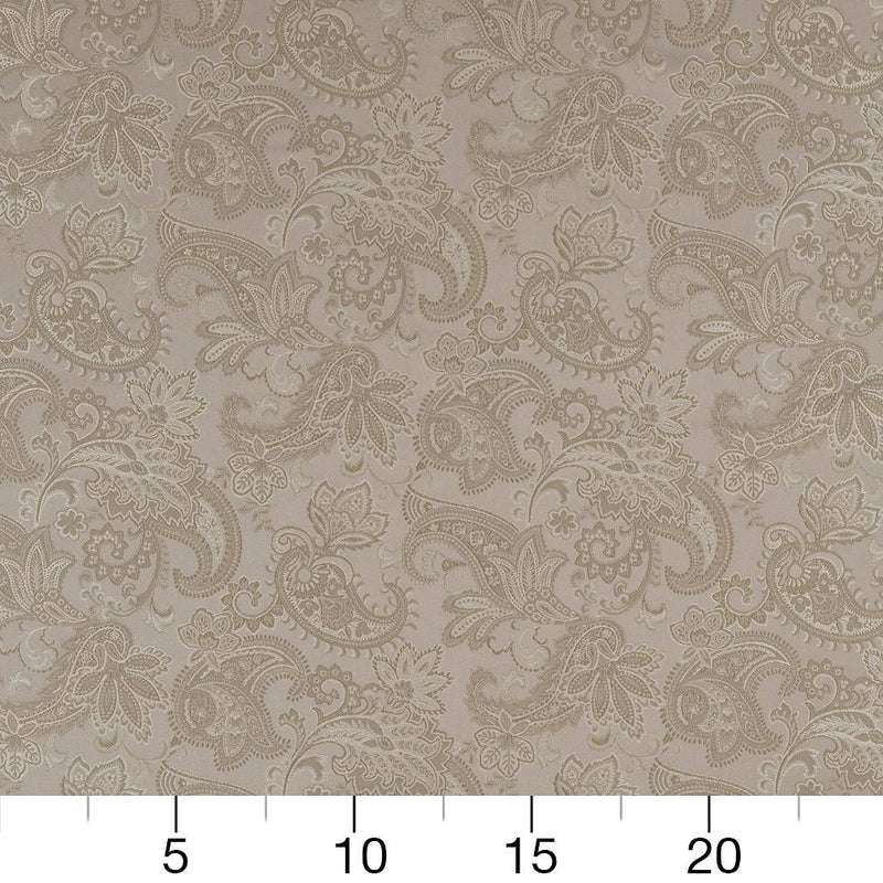 Charlotte - D1558 - Pewter Paisley - Fabric by the Yard - D1558 - D1558_Ruler