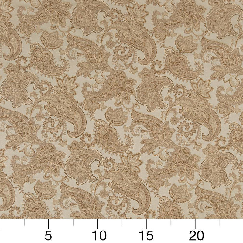 Charlotte - D1559 - Parchment Paisley - Fabric by the Yard - D1559 - D1559_Ruler