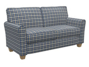 Charlotte - D155 - Indigo Tartan - Fabric by the Yard - D155 - D155_Furniture