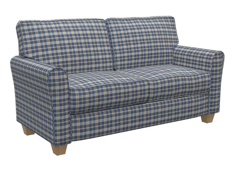 Charlotte - D155 - Indigo Tartan - Fabric by the Yard - D155 - D155_Furniture