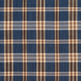 Charlotte - D155 - Indigo Tartan - Fabric by the Yard