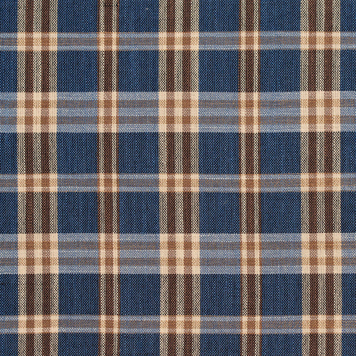 Charlotte - D155 - Indigo Tartan - Fabric by the Yard Indigo Tartan
