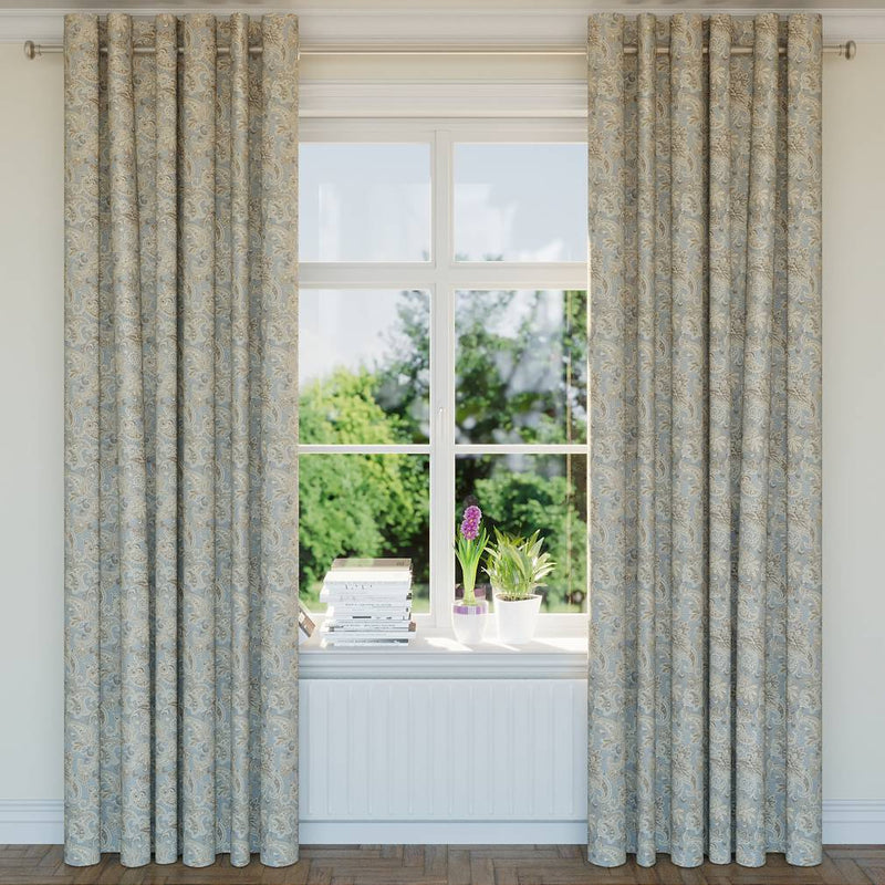 Charlotte - D1560 - Wedgewood Paisley - Fabric by the Yard - D1560 - D1560_Drapery