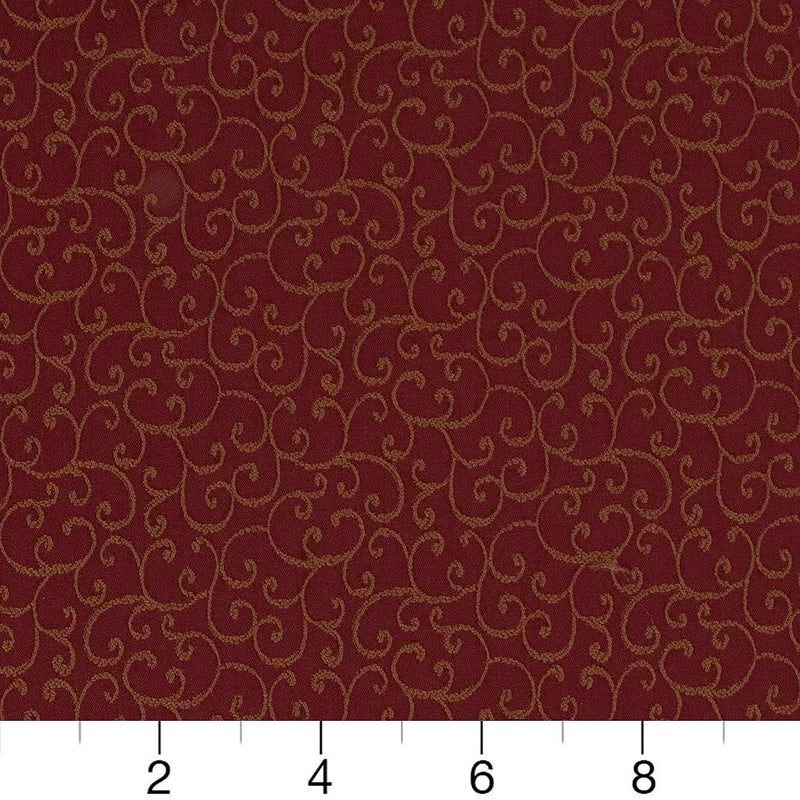 Charlotte - D1563 - Merlot Vine - Fabric by the Yard - D1563 - D1563_Ruler
