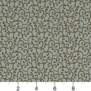 Charlotte - D1565 - Seaglass Vine - Fabric by the Yard - D1565 - D1565_Ruler