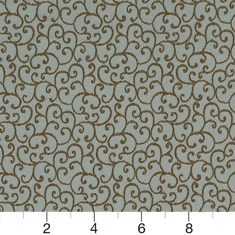 Charlotte - D1565 - Seaglass Vine - Fabric by the Yard - D1565 - D1565_Ruler