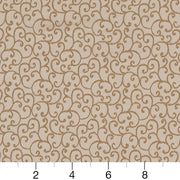 Charlotte - D1567 - Parchment Vine - Fabric by the Yard - D1567 - D1567_Ruler