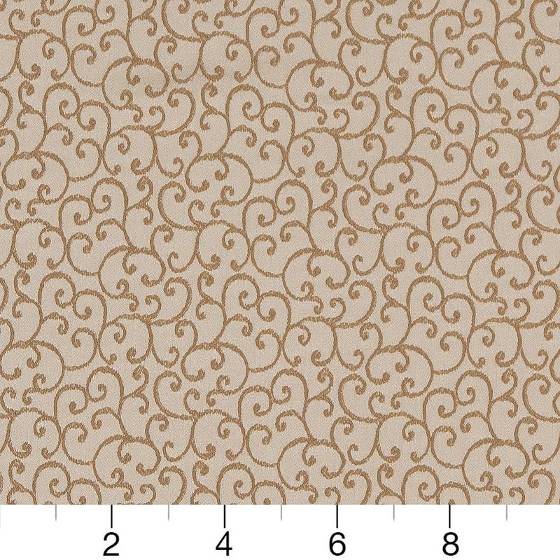 Charlotte - D1567 - Parchment Vine - Fabric by the Yard - D1567 - D1567_Ruler