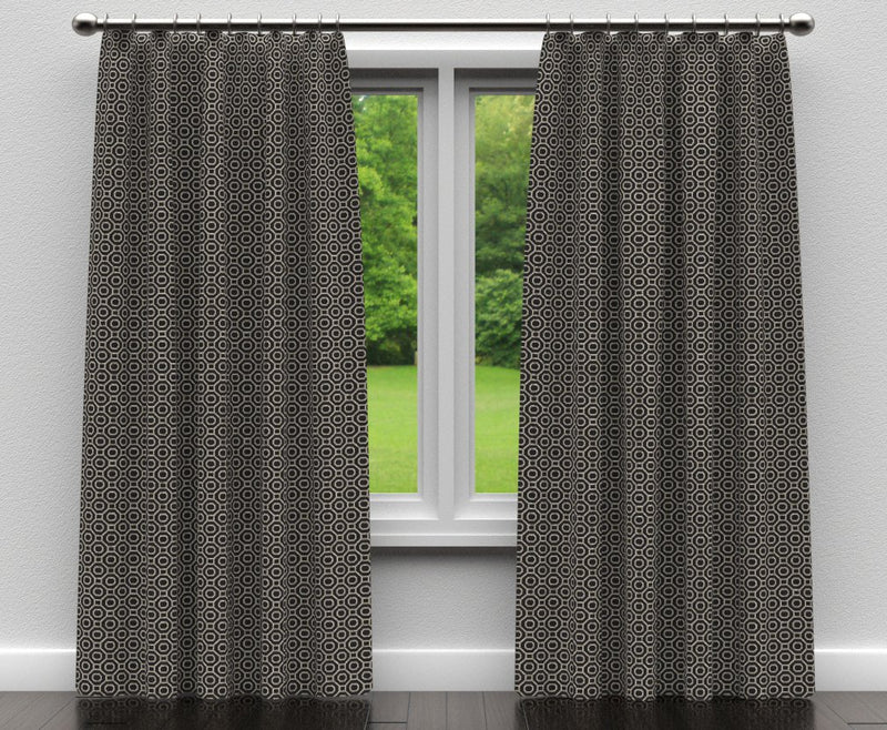 Charlotte - D161 - Ebony - Fabric by the Yard - D161 - D161_Drapery