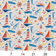 Charlotte - D1651 - Nantucket - Fabric by the Yard - D1651 - D1651_Ruler