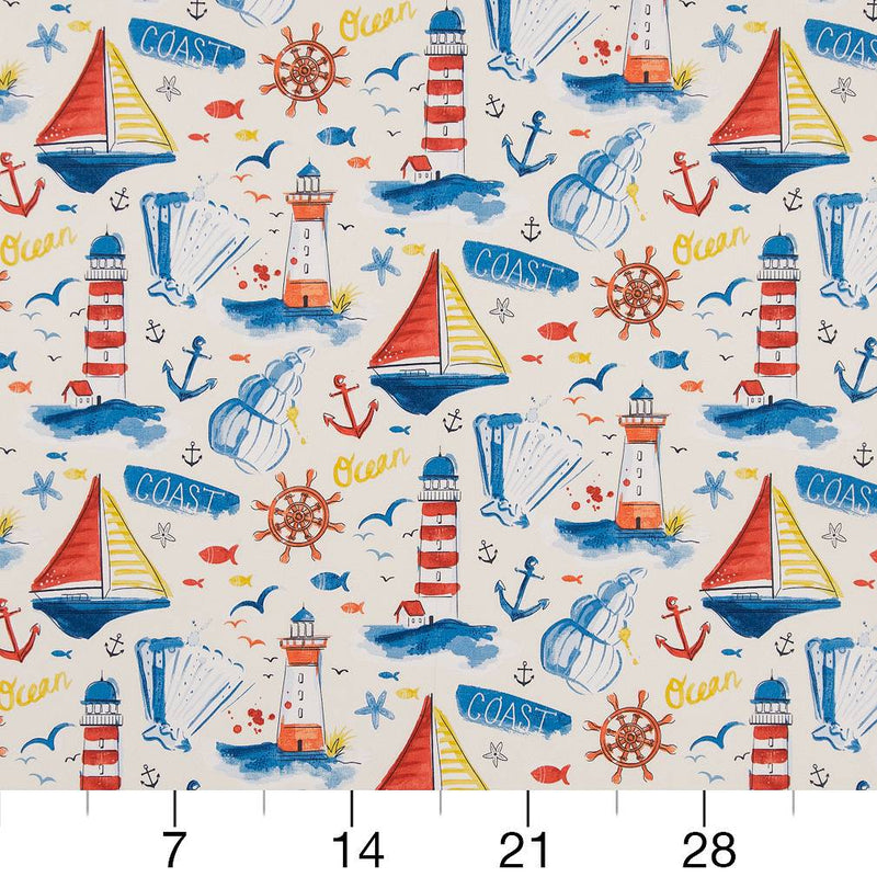 Charlotte - D1651 - Nantucket - Fabric by the Yard - D1651 - D1651_Ruler