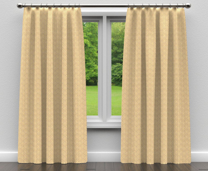 Charlotte - D166 - Gold - Fabric by the Yard - D166 - D166_Drapery